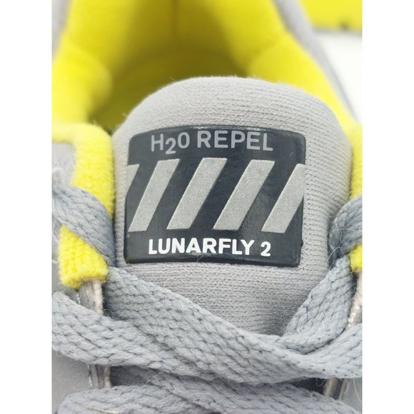 Nike Lunar fly H2O Repel Womens Size 6.5 Silver Yellow Athletic Running Shoe - Picture 8 of 11